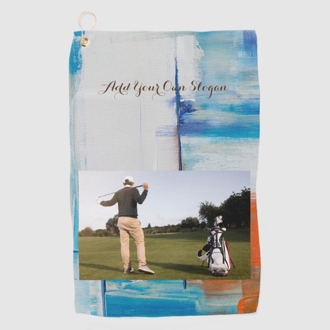 Best father day gift golf towel (Front)
