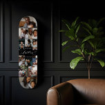Best Father Ever Script Father's Day Photo Collage Skateboard<br><div class="desc">Celebrate Father's Day with a one-of-a-kind gift that rides on love and memories. Our Best Father Ever Photo Collage Skateboard is designed to feature 12 of your favourite family photos, creating a bold and personal tribute to the moments that matter most. The deck showcases a clean, modern photo collage layout,...</div>