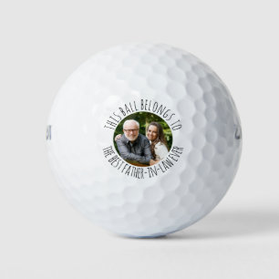 Best Father-In-Law Personalised Photo Golf Balls