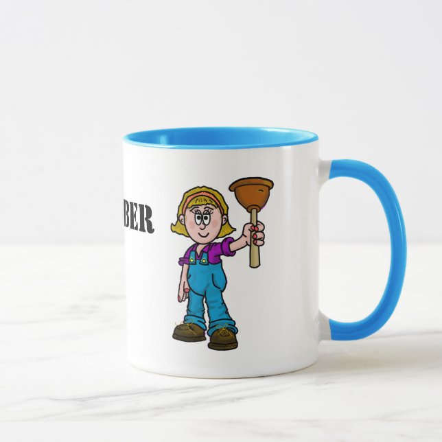 Best Female Plumber Coffee Mug (Right)