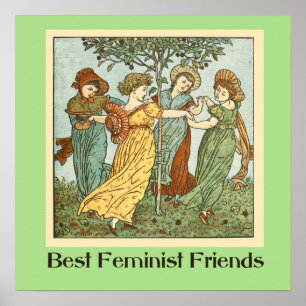Best feminist friends poster