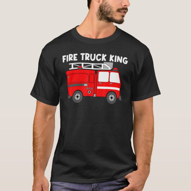 Best Fire Truck For Men Dad Boys Fire Truck Firefi T-Shirt (Front)