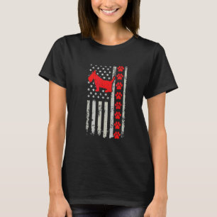 Best Firefighter Cesky Terrier Mum Dad Ever Us Fla T-Shirt