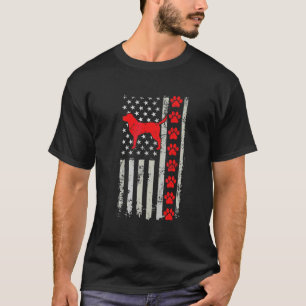 Best Firefighter Dachsador Mum Dad Ever Us Flag Do T-Shirt