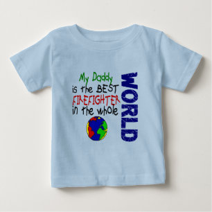 Best Firefighter In World 2 (Daddy) Baby T-Shirt