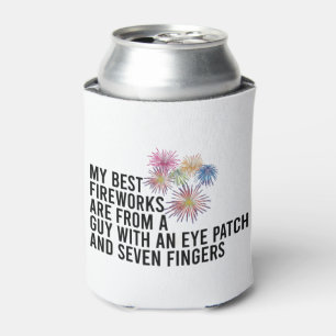 Best Fireworks Funny Pyrotechnic 4th of July Can Cooler