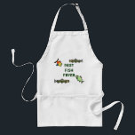 Best Fish Fryer Apron   Customise It!<br><div class="desc">You can change the text on this apron to say anything you want i.e. "Top Fish Chef" etc.  A great apron for the guy who loves to catch 'em and cook 'em.</div>