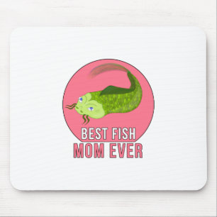 Best Fish Mum Ever Mouse Mat