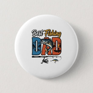Best Fishing Dad Vintage Engraving Shirt Design_1 6 Cm Round Badge
