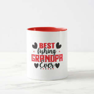 Best Fishing Grandpa Ever Father Day Fishing Lover Mug