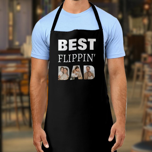 Best Flippin Dad Photo Collage Father's Day Apron (Best Flippin Dad Photo Collage Father's Day Apron
)