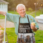 Best Flippin' Grandpa Ever | Photo Collage Apron<br><div class="desc">This sweet punny apron is perfect for dads who love to grill!!! Modern two toned colour block 10 photo collage. Featuring "Best flippin' Grandpa ever". These are Father’s Day gifts that are perfect for any dad. A gift that he will treasure for a lifetime! Can be customised for any moniker...</div>