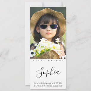 Best Flower Girl Ever Photo Cards