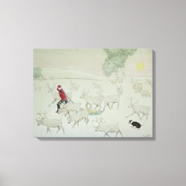Best foot forward canvas print (Front)