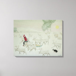 Best foot forward canvas print