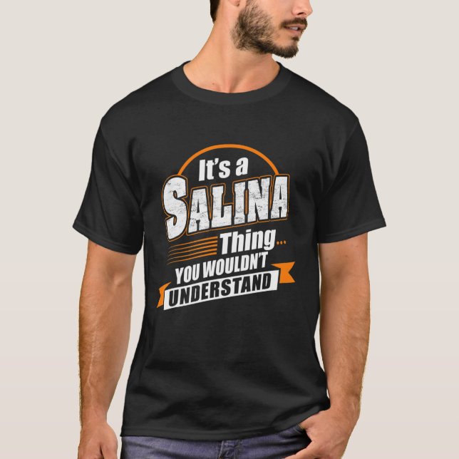 Best   For Salina  Salina Named T-Shirt (Front)