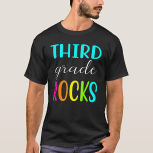 Best For Third Grade Students 3rd Grade Rocks T-Shirt