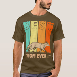 Best Fox Mum Ever Retro Graphic Mama Mother's Day  T-Shirt