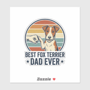 Best Fox Terrier Dad Ever Vintage Dog Lover Shirt_