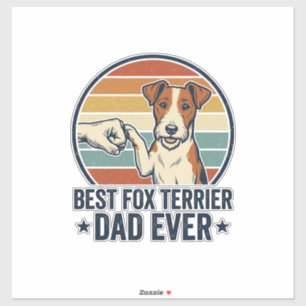 Best Fox Terrier Dad Ever Vintage Dog Lover Shirt_