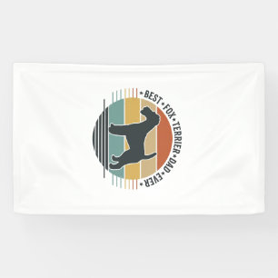 Best Fox Terrier Dad Ever Vintage Dog Shirt_1 Banner