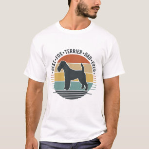 Best Fox Terrier Dad Ever Vintage Dog Shirt_1 T-Shirt