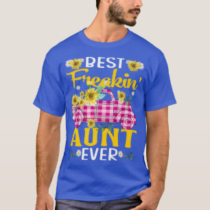 Best Freakin Aunt Ever Sunflower Truck Premium T-Shirt