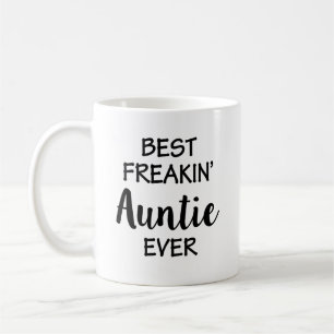 Best Freakin' Auntie Coffee Mug Funny aunt gift