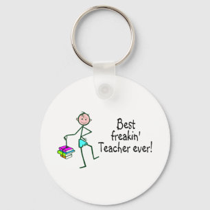 Best Freakin Teacher Ever Key Ring