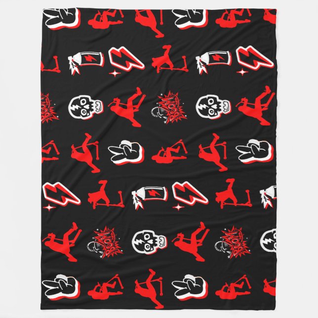 Best Freestyle Pro Scooters Fleece Blanket (Front)