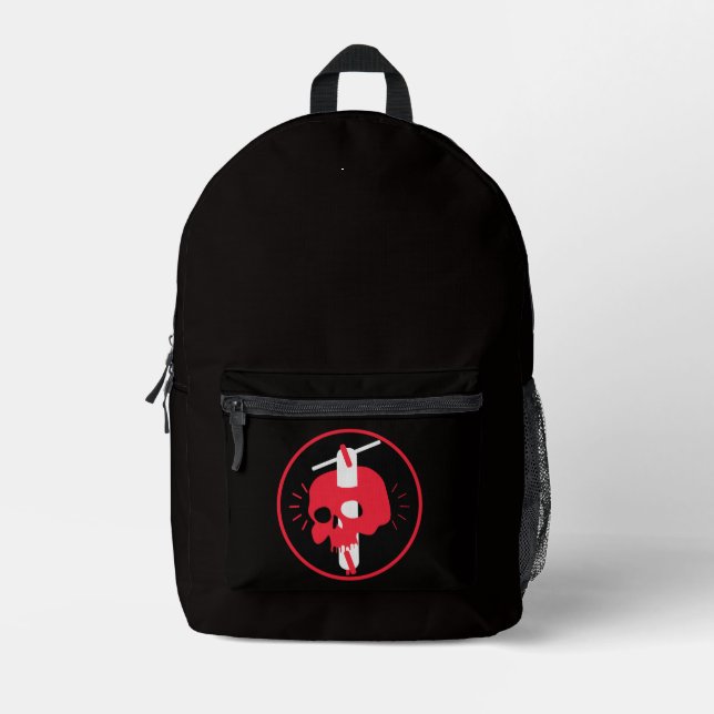 Best Freestyle Pro Scooters Printed Backpack (Front)