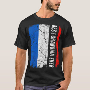Best French Grandma Ever France Flag Mother's Day T-Shirt