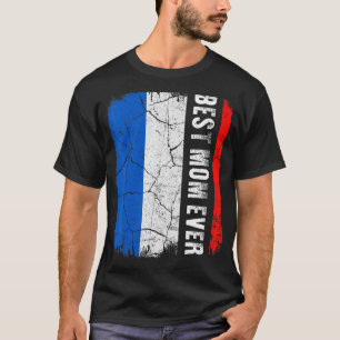 Best French Mum Ever France Flag Mother's Day T-Shirt