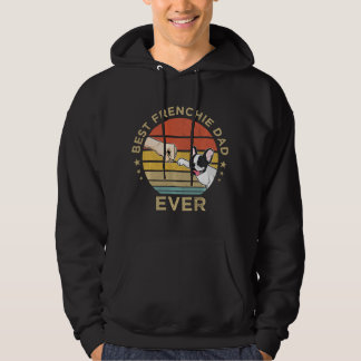 best frenchie dad ever   french bulldog far sweat. hoodie