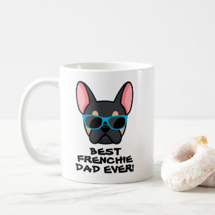 Best Frenchie Dad Father's Day Black Tan Frenchie Coffee Mug