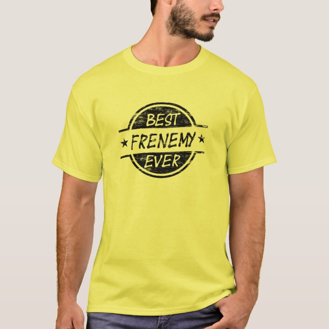 Best Frenemy Ever Black T-Shirt (Front)