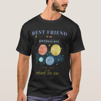 Best Friend 1st Birthday First Trip Around The Sun T-Shirt