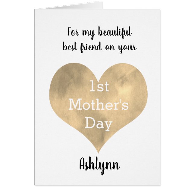 Best Friend 1st Mother's Day (Front)