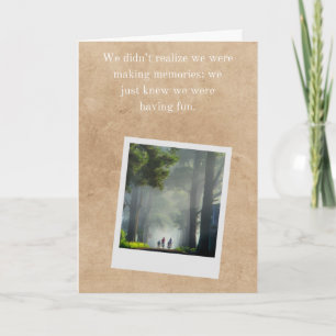 Best Friend Adventure Card Boys Biking Friendship