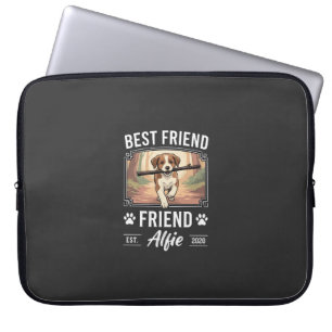Best Friend Alfie Dog Lover Laptop Sleeve