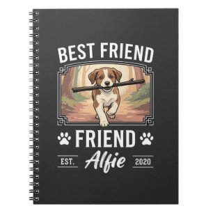 Best Friend Alfie Dog Lover Notebook