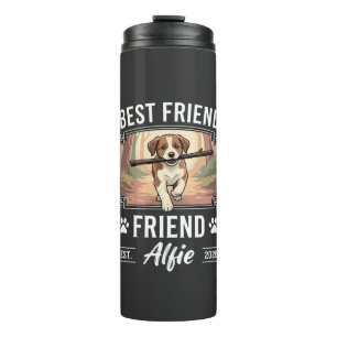 Best Friend Alfie Dog Lover Thermal Tumbler