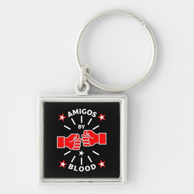 Best Friend Amigos Key Ring (Front)