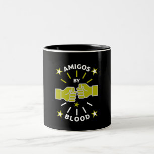 Best Friend Amigos Two-Tone Coffee Mug