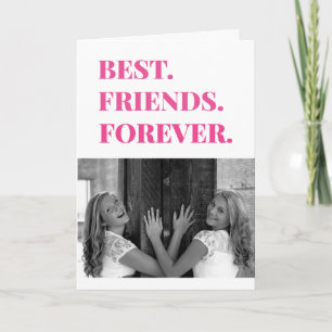 Best Friend BFF Bestie Birthday Photo Card
