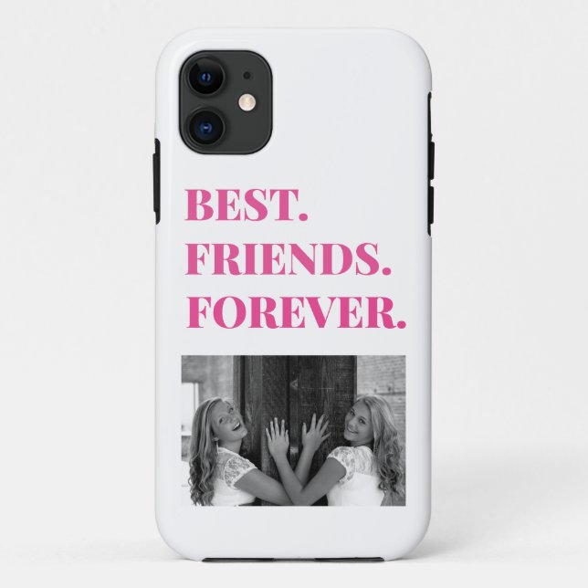 Best Friend BFF Bestie Photo Case-Mate iPhone Case (Back)