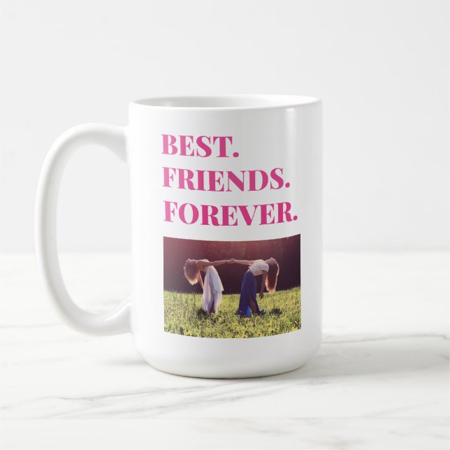 Best Friend BFF Bestie Photo Coffee Mug (Left)