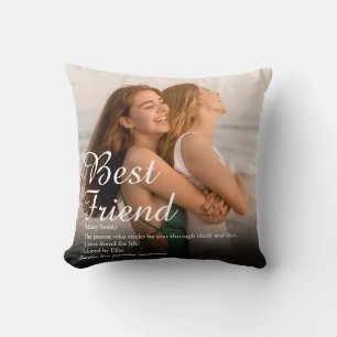 Best Friend BFF Definition Photo Cushion