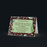 Best Friend Birthday Christian Gratitude Humour Card<br><div class="desc">This cheerful best friend birthday design blends floral beauty with faith-filled gratitude and lighthearted humour. The front showcases a rich, colourful background accented with delicate blossoms, paired with a heartfelt Christian message of thanks to God for the gift of friendship. Inside, a playful nod to TV shows brings a smile...</div>