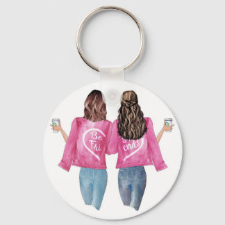 best friend cap, bestie hat key ring